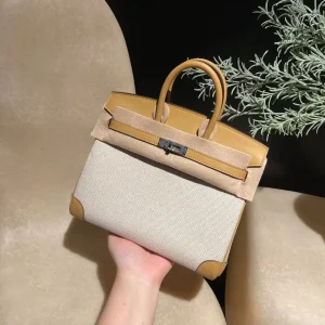 Hermes Birkin Swift Marsala Brown Silver