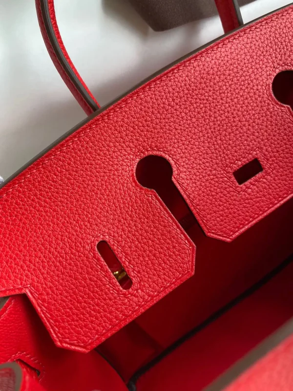Hermes Birkin Red Togo Gold - Image 2