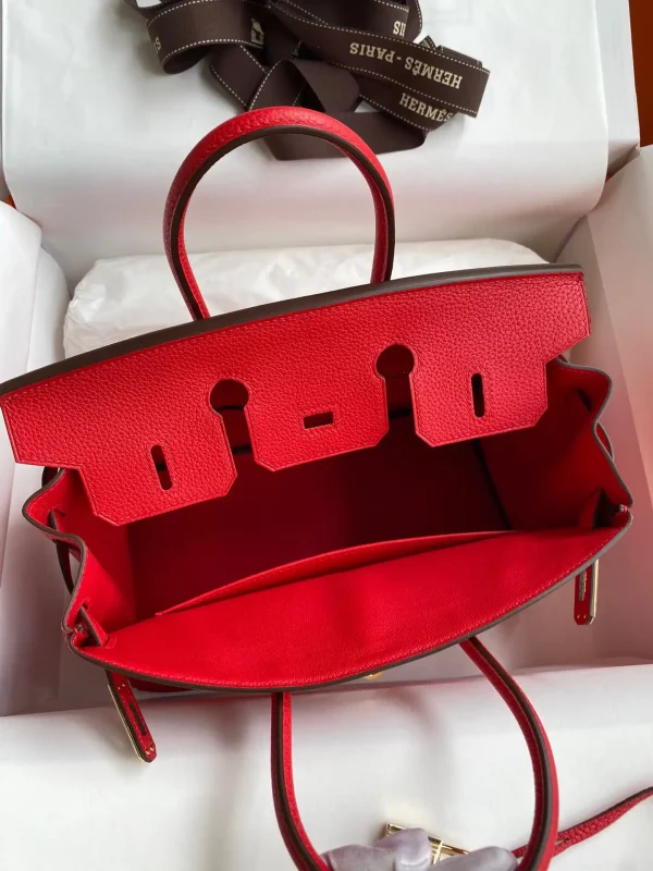 Hermes Birkin Red Togo Gold - Image 5