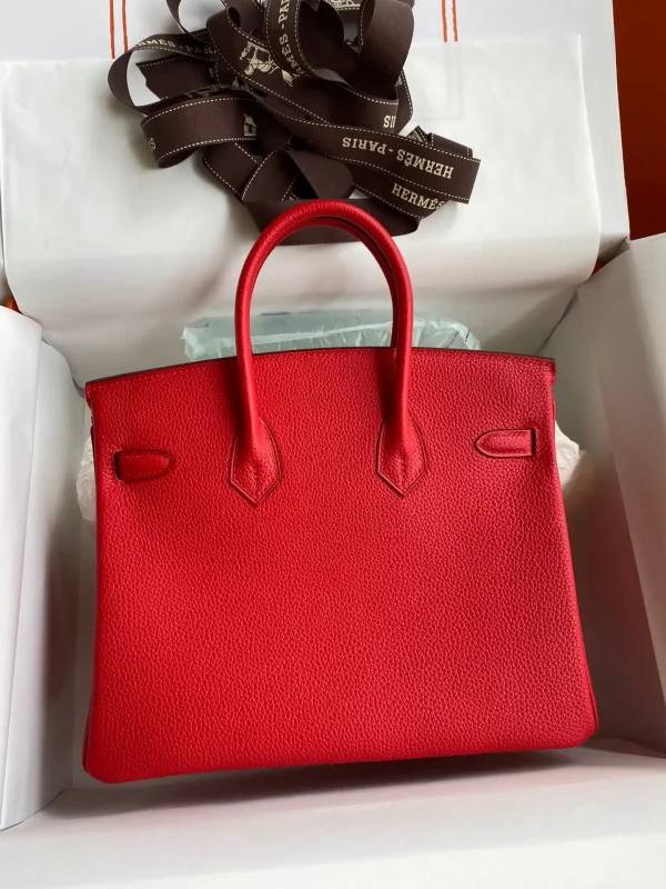 Hermes Birkin Red Togo Gold - Image 8