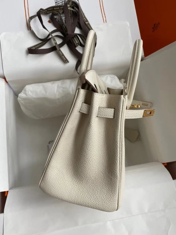 Hermes Birkin White Togo Gold - Image 2