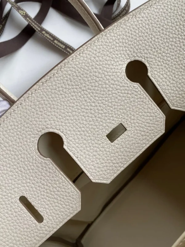Hermes Birkin White Togo Gold - Image 5