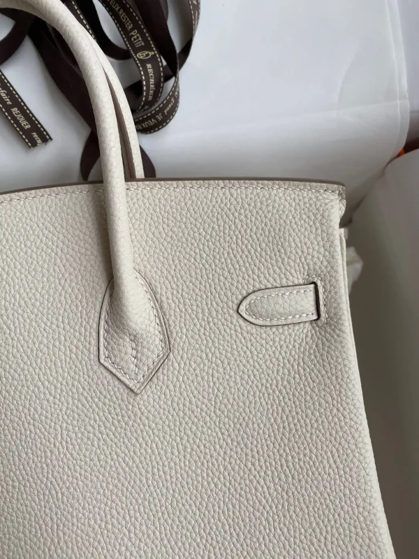 Hermes Birkin White Togo Gold - Image 8
