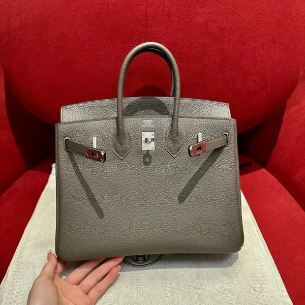 Hermes Birkin Pewter Gray Togo - Image 7