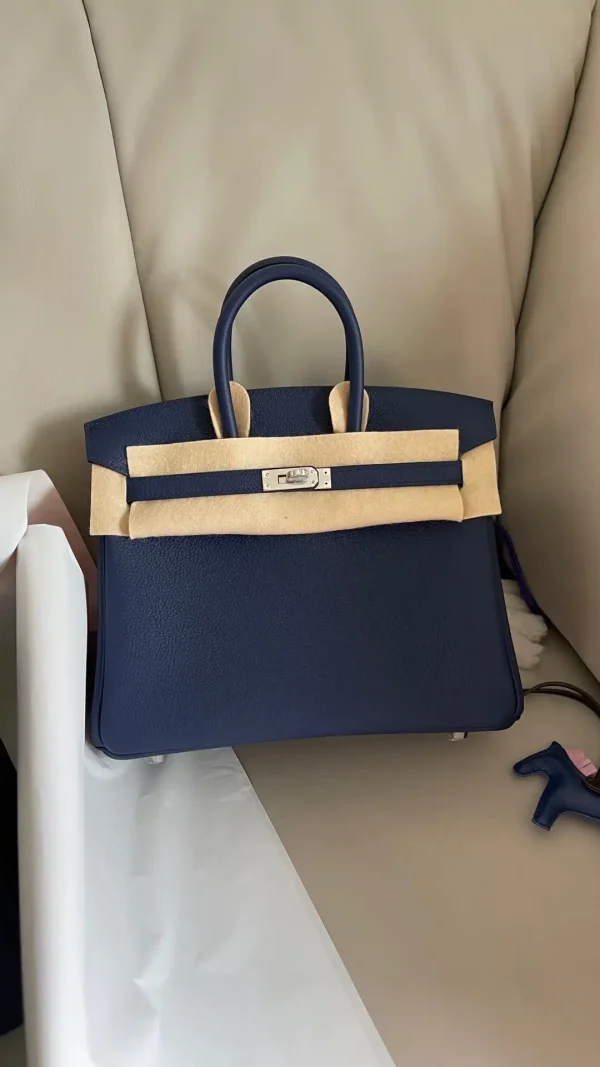 Hermes Birkin Sapphire Blue Togo - Image 3