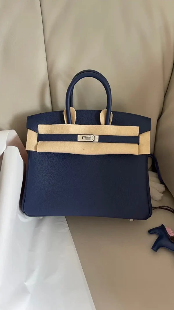 Hermes Birkin Sapphire Blue Togo - Image 6