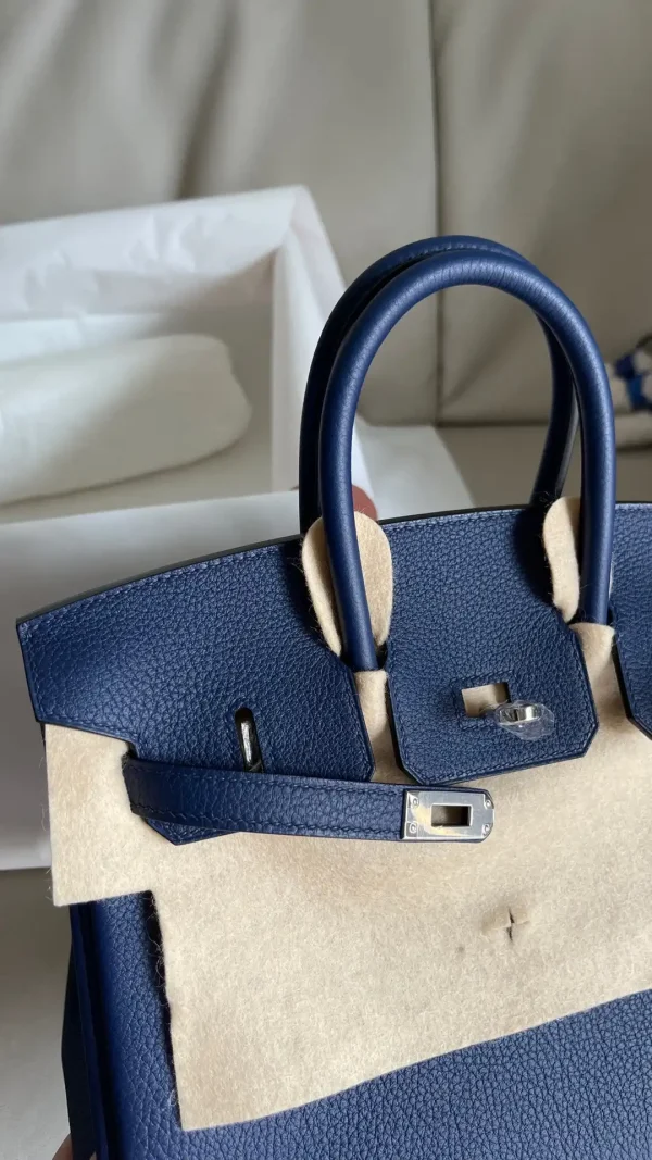 Hermes Birkin Sapphire Blue Togo - Image 8