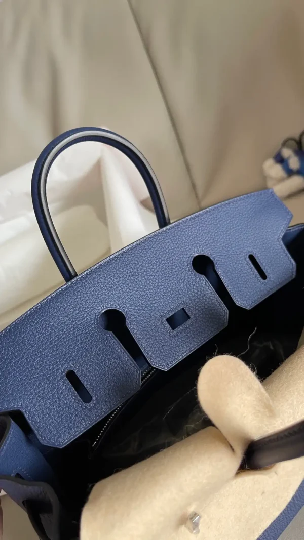 Hermes Birkin Sapphire Blue Togo - Image 9