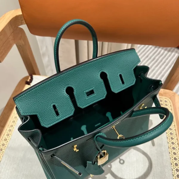 Hermes Birkin Peacock Green Togo - Image 2