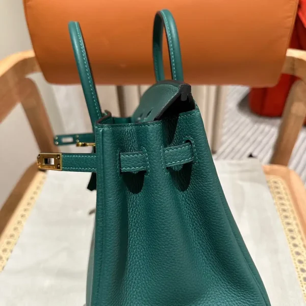 Hermes Birkin Peacock Green Togo - Image 6