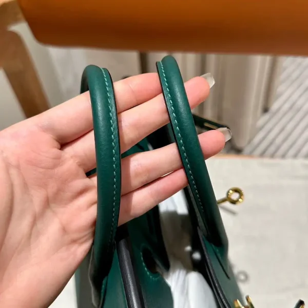 Hermes Birkin Peacock Green Togo - Image 7