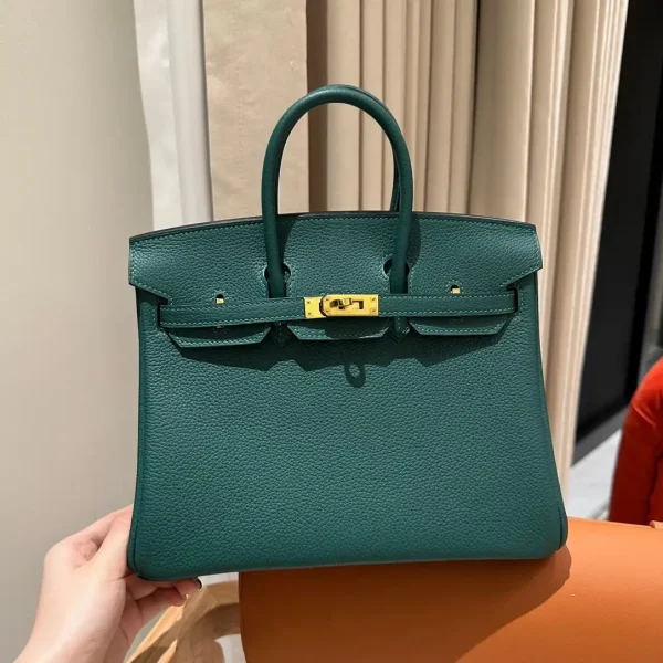 Hermes Birkin Peacock Green Togo - Image 8