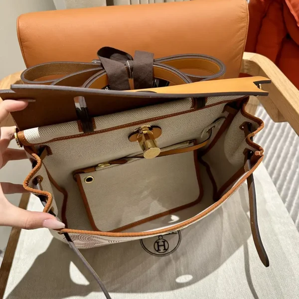 Hermes Herbag 31cm Circuit Orange - Image 4