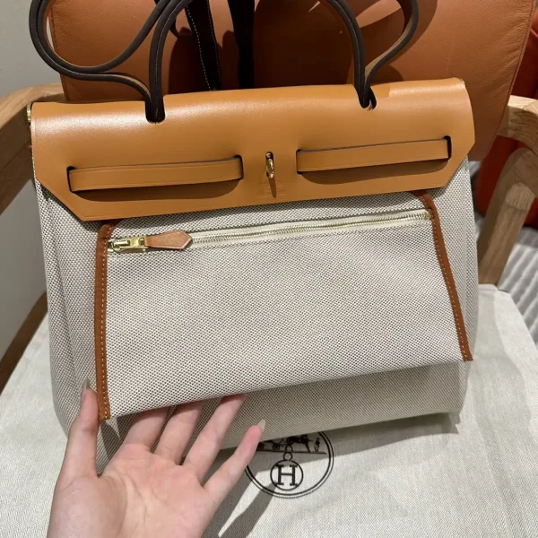 Hermes Herbag 31cm Circuit Orange - Image 6