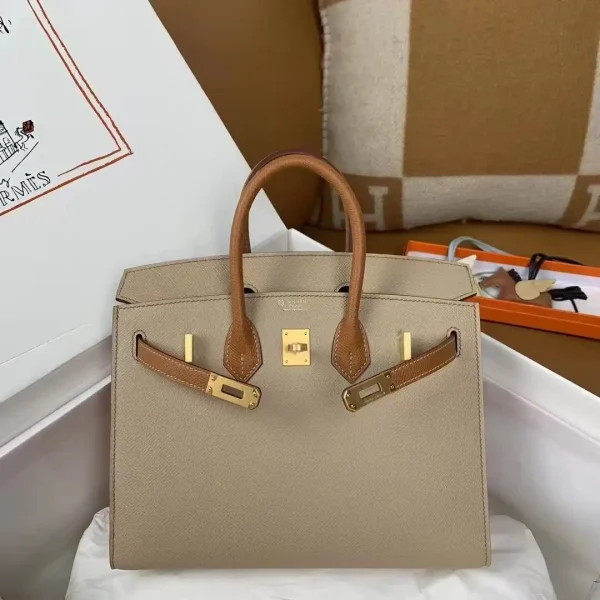 Hermes Birkin Trench Brown Frosted - Image 3