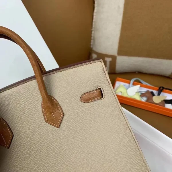 Hermes Birkin Trench Brown Frosted - Image 6