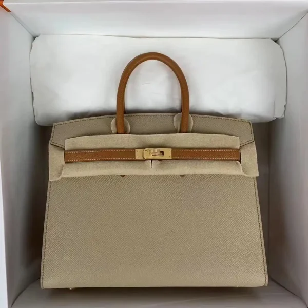 Hermes Birkin Trench Brown Frosted - Image 7