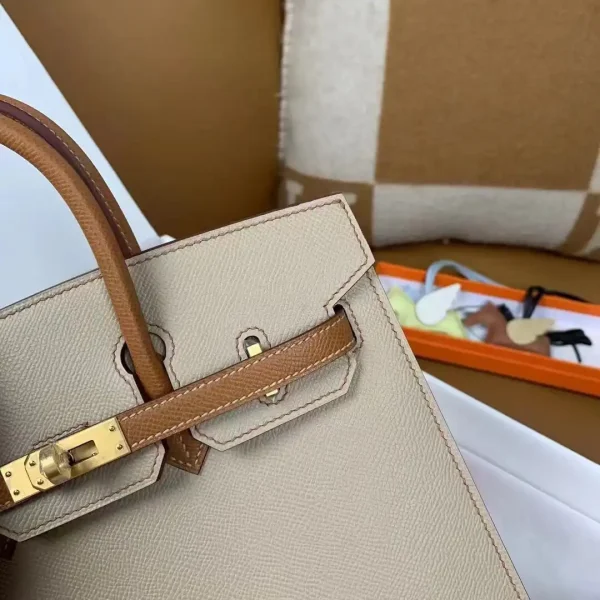 Hermes Birkin Trench Brown Frosted - Image 9