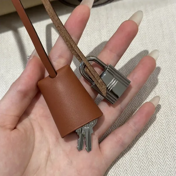 Hermes Herbag 31cm Brown Canvas - Image 11