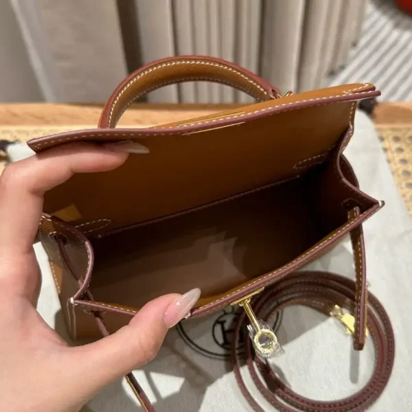 Hermes Kelly Brown Epsom Gold - Image 4
