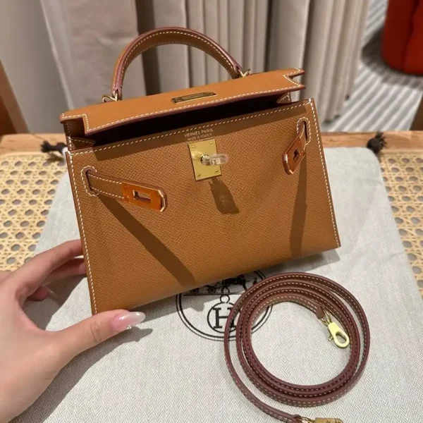 Hermes Kelly Brown Epsom Gold - Image 7