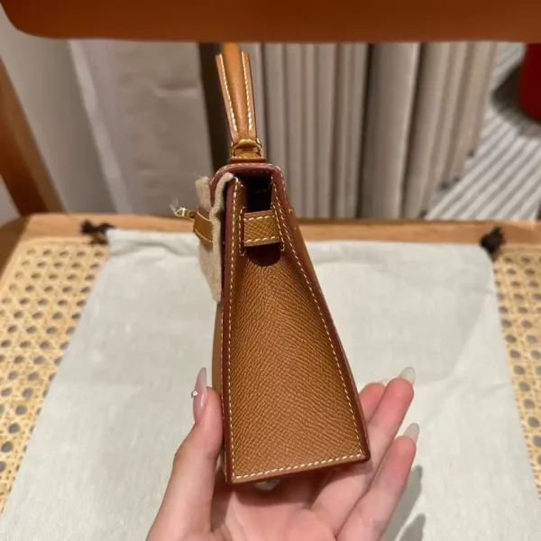 Hermes Kelly Brown Epsom Gold - Image 8