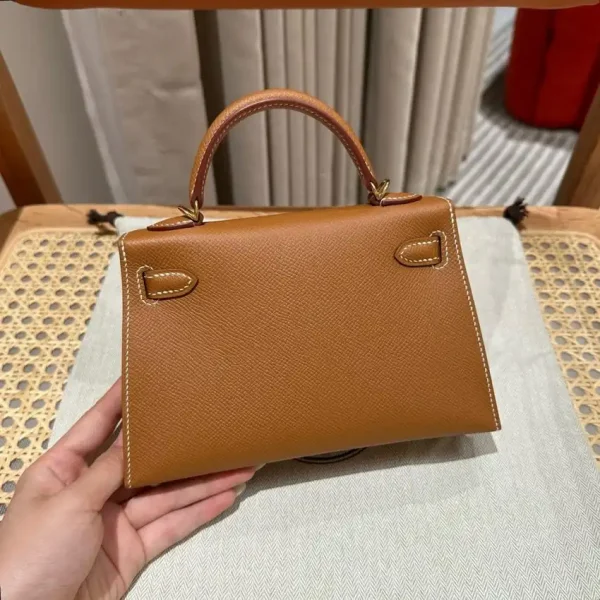 Hermes Kelly Brown Epsom Gold - Image 9