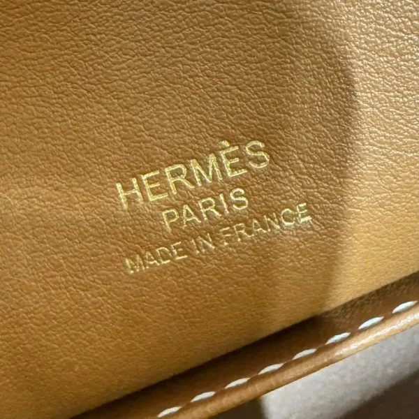Hermes Kelly Pochette Swift Brown - Image 9