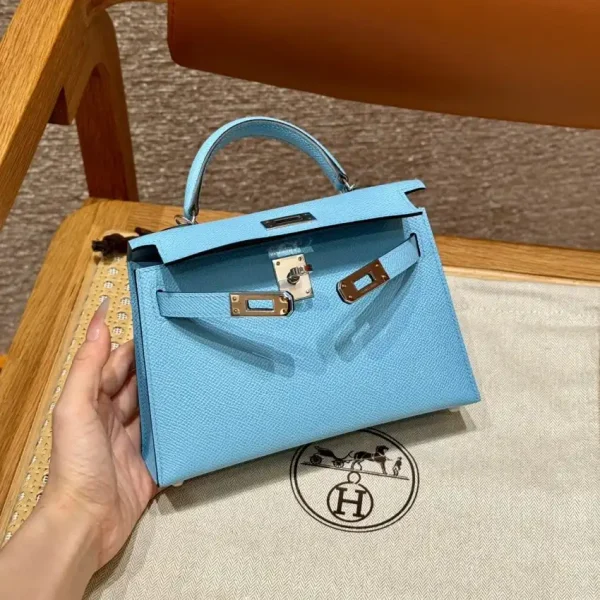 Hermes Kelly Celeste  Epsom - Image 2