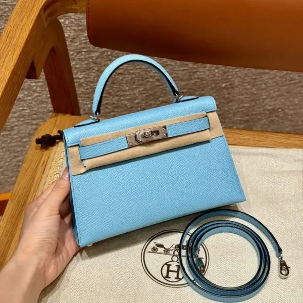 Hermes Kelly Celeste  Epsom - Image 3