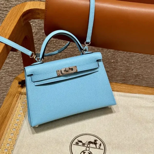 Hermes Kelly Celeste  Epsom - Image 11