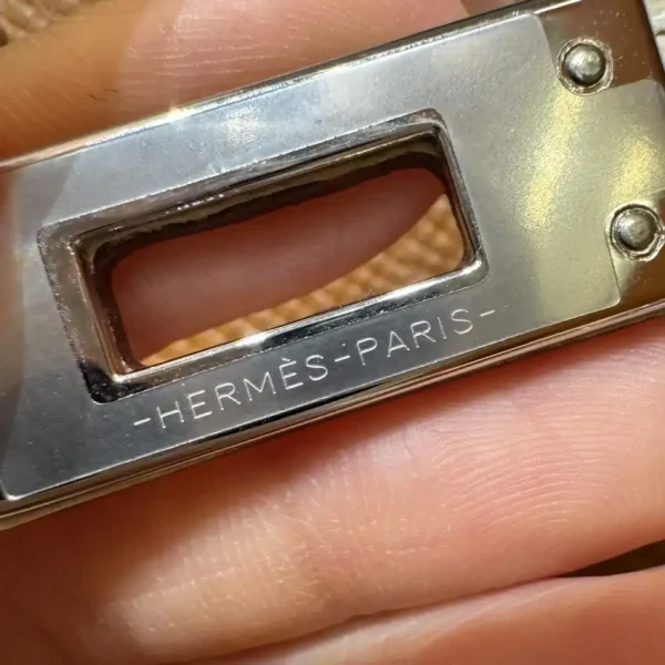 Hermes Kelly Noir Blue  Epsom - Image 6