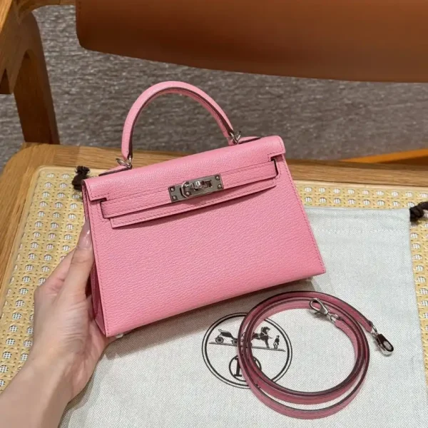 Hermes Kelly Rose Confetti - Image 3