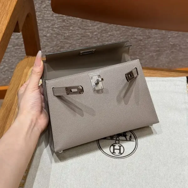 Hermes Kelly Gris Asphalte - Image 5