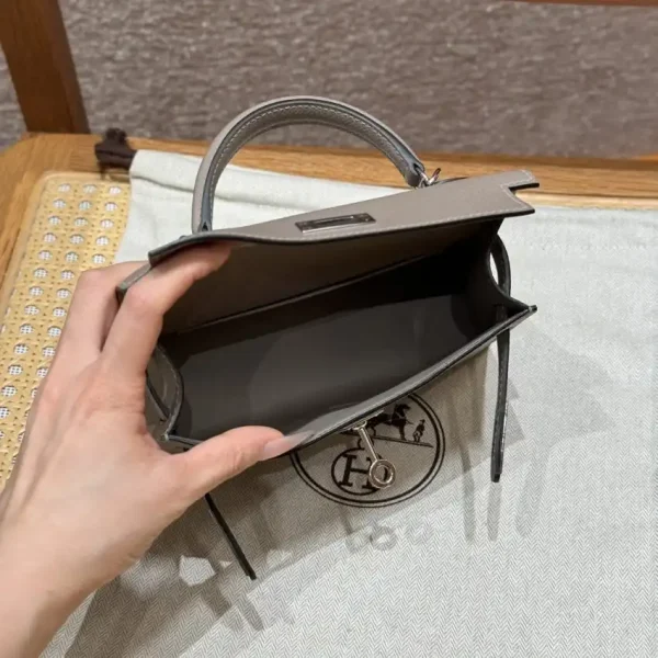 Hermes Kelly Gris Asphalte - Image 9