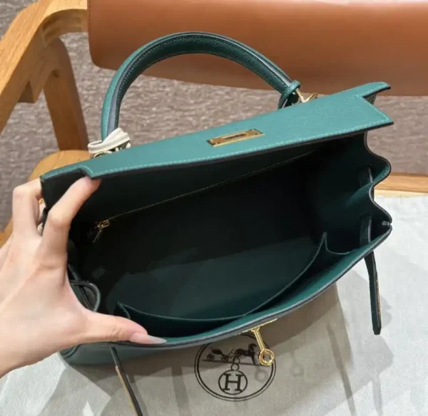 Hermes Kelly Malachite Togo - Image 7