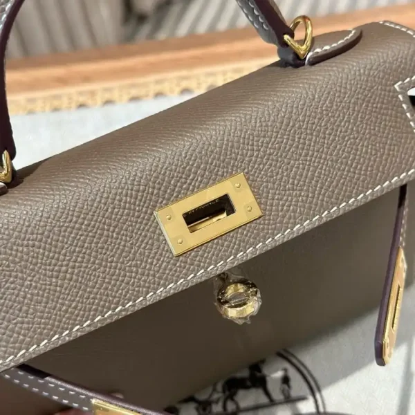 Hermes Kelly Etoupe - Image 7