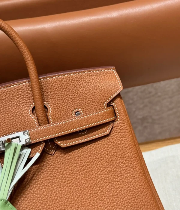 Hermes Birkin  Brown Gold Togo - Image 12