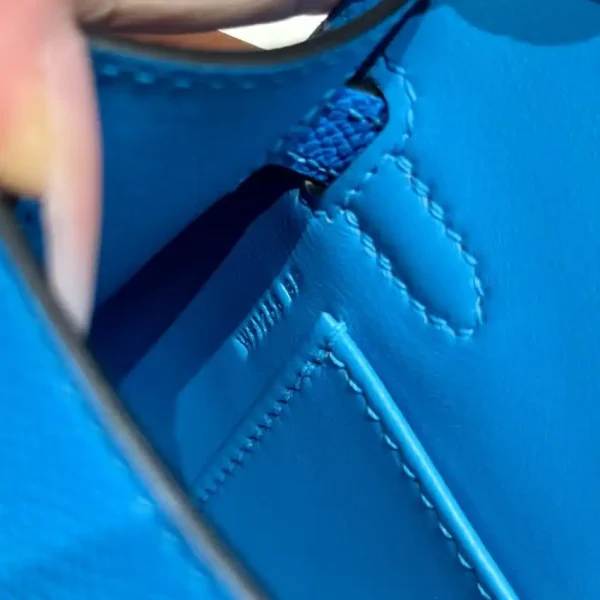 Hermes Kelly Blue Fruda Epsom - Image 5