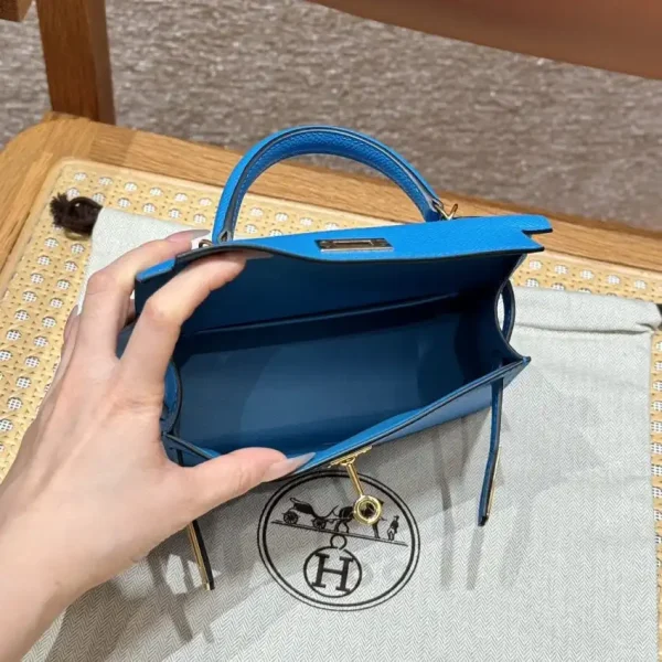 Hermes Kelly Blue Fruda Epsom - Image 2