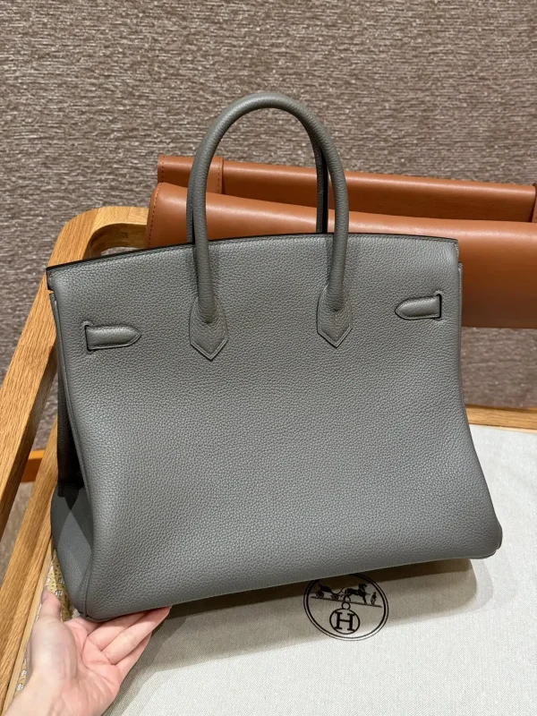 Hermes Birkin Epsom Gris Mryer Togo - Image 9