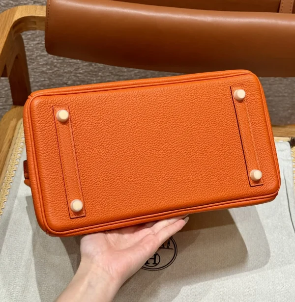 Hermes Birkin Orange Togo Gold - Image 2