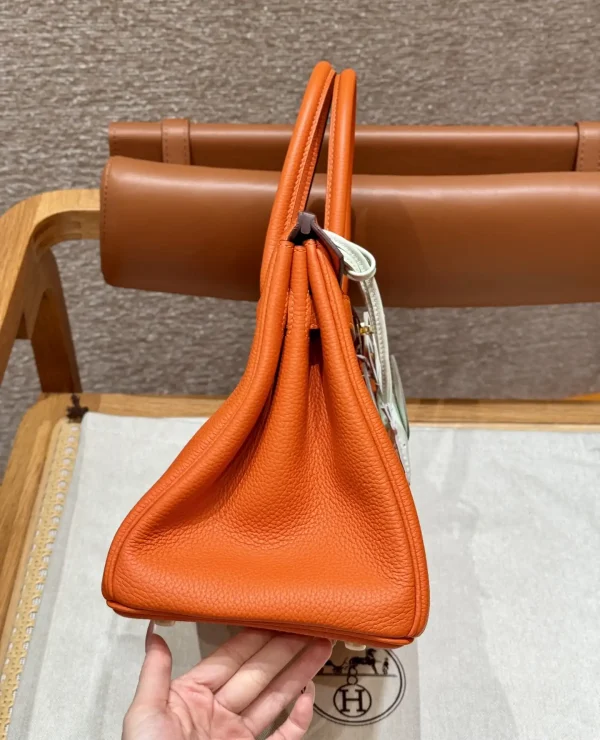 Hermes Birkin Orange Togo Gold - Image 4