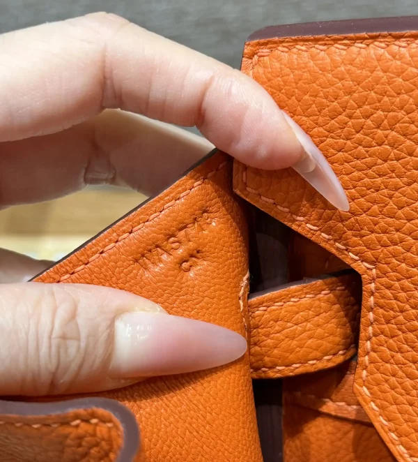 Hermes Birkin Orange Togo Gold - Image 6
