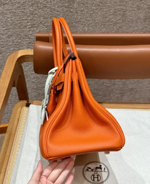 Hermes Birkin Orange Togo Gold - Image 8