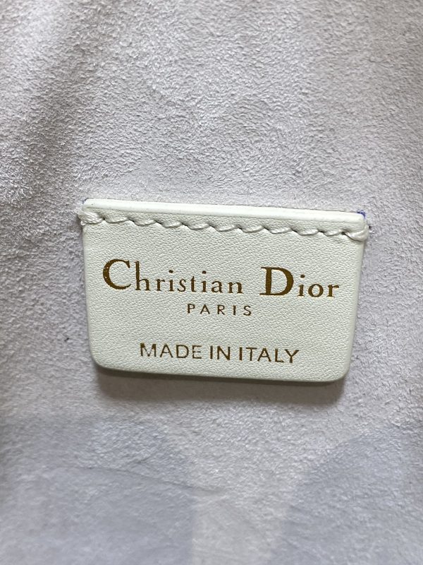 Dior Bucket Bag White Small Size - Image 6