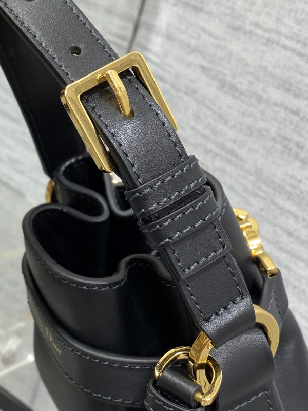 Dior Bucket Bag Black Color Small Size - Image 6