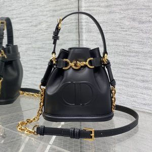 Dior Bucket Bag Black Small Size