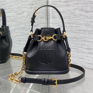 Dior Bucket Bag Black Color Small Size