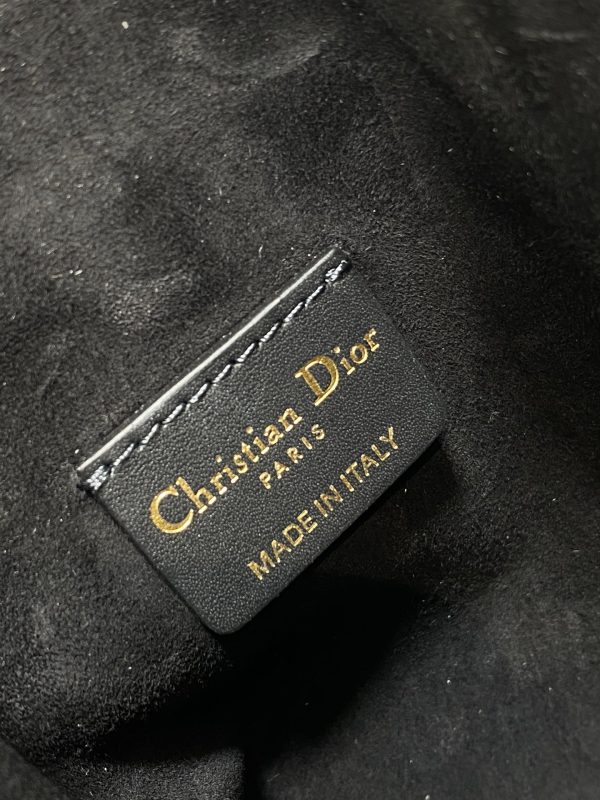 Dior Bucket Bag Black Color Small Size - Image 10